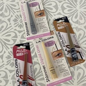 L.A. Colors Shimmer and Metallic Liquid Liner Set